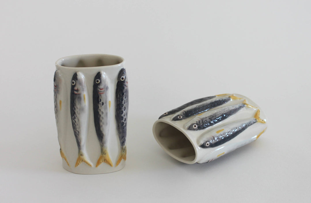 PetitFelts - Porcelain Sardine Vase