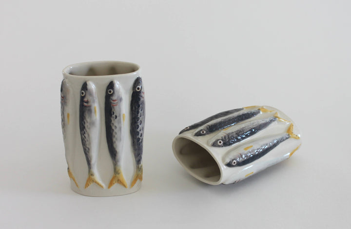 PetitFelts - Porcelain Sardine Vase