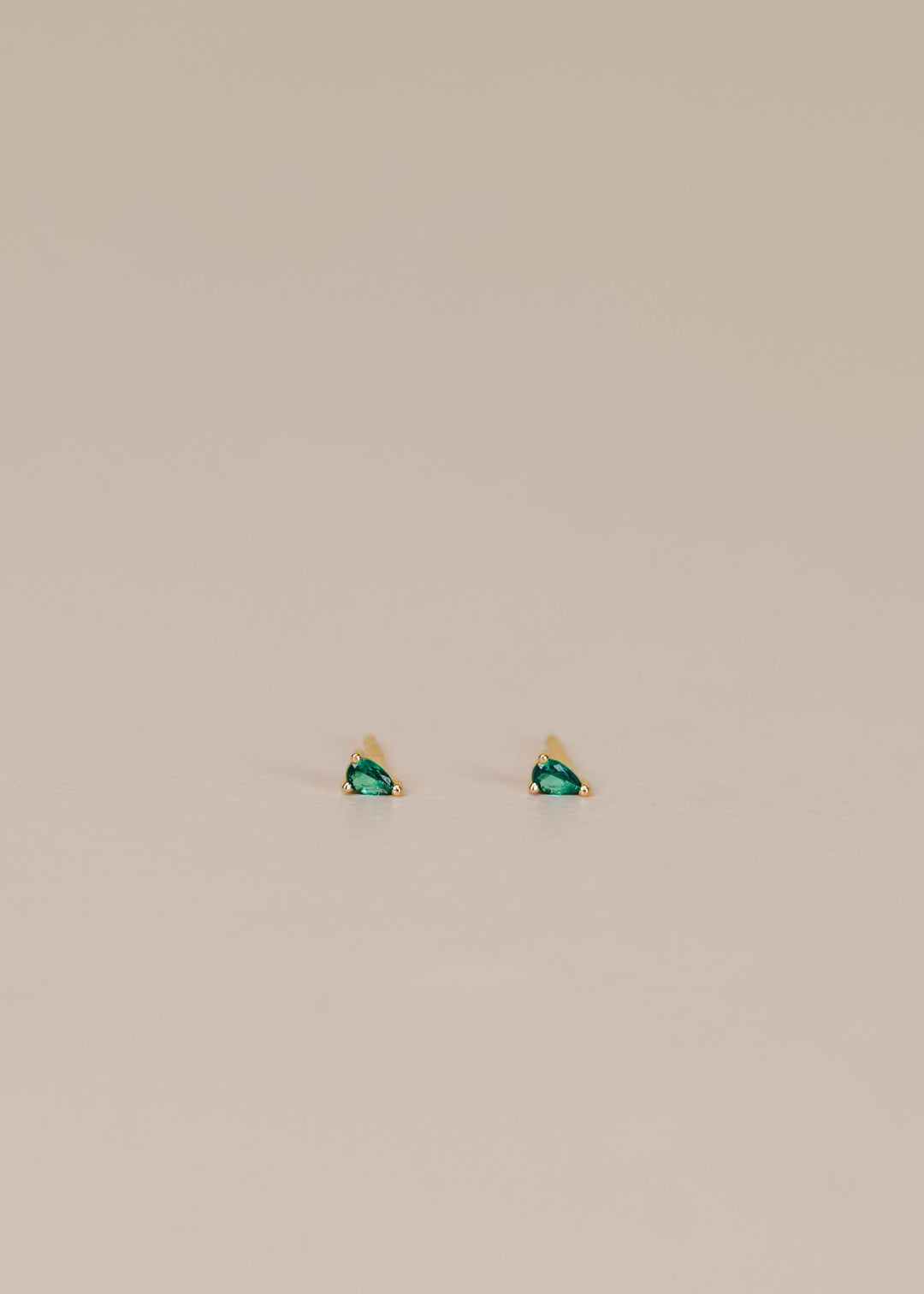 JaxKelly - Teardrop - Emerald CZ - Earrings