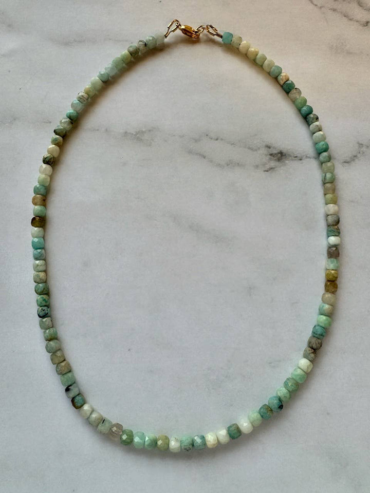 Jessica Matrasko Jewelry - Lillian Faceted Natural Gemstone Necklace
