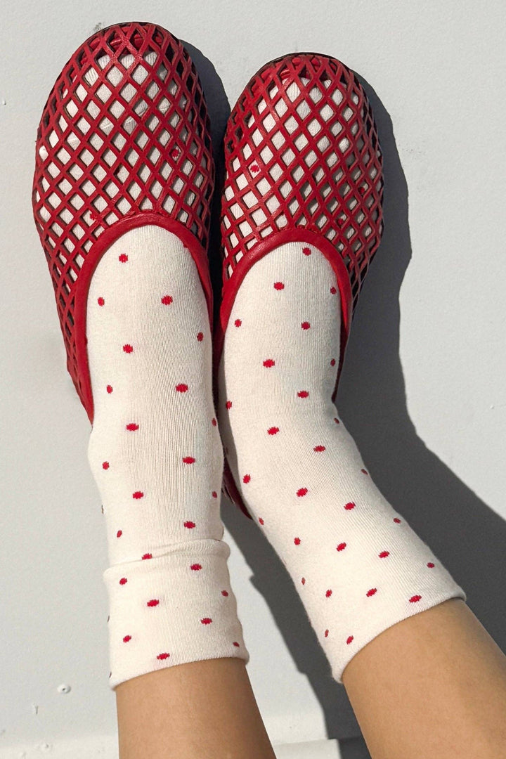 Le Bon Shoppe - Polka Dot Sneaker Socks