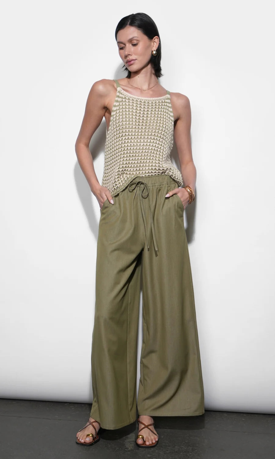 Greylin Paisley Wide Leg Pants