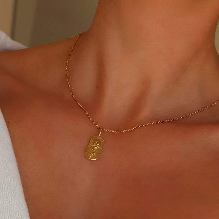 Namaste Jewelry - Rose Necklace- Gold
