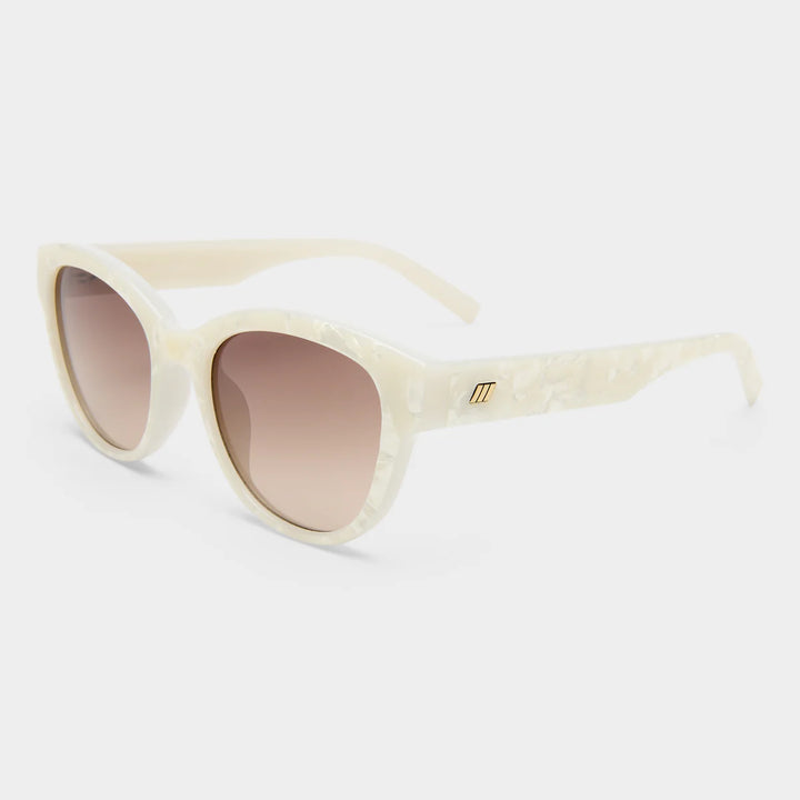 Le Specs Majestic - White Marble