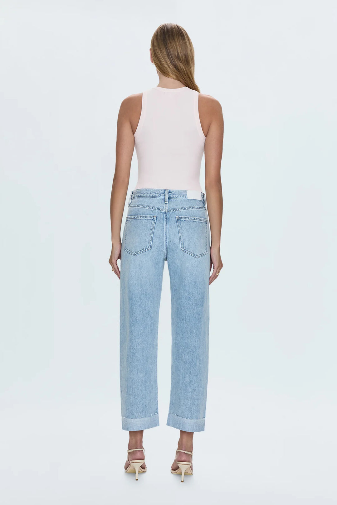 Pistola Kacey Mid Rise Cuffed Boyfriend Jean Berkeley