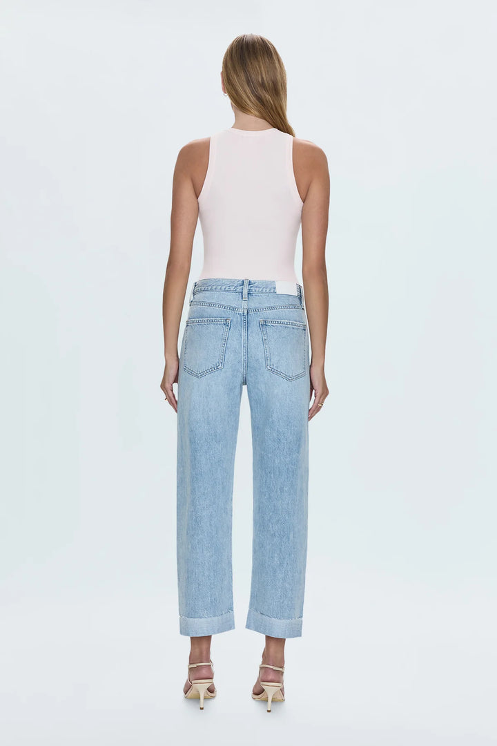 Pistola Kacey Mid Rise Cuffed Boyfriend Jean Berkeley
