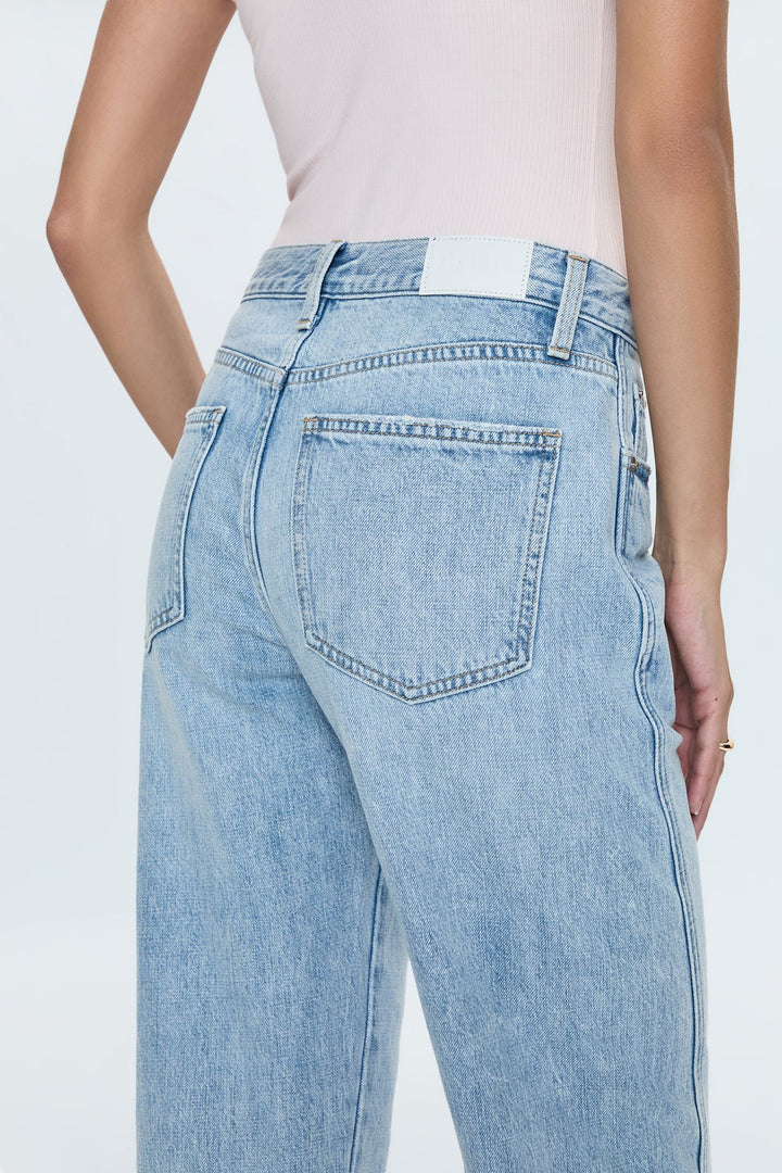 Pistola Kacey Mid Rise Cuffed Boyfriend Jean Berkeley
