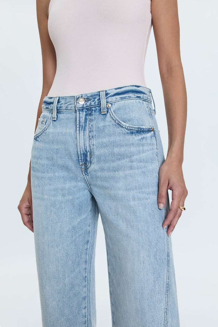 Pistola Kacey Mid Rise Cuffed Boyfriend Jean Berkeley