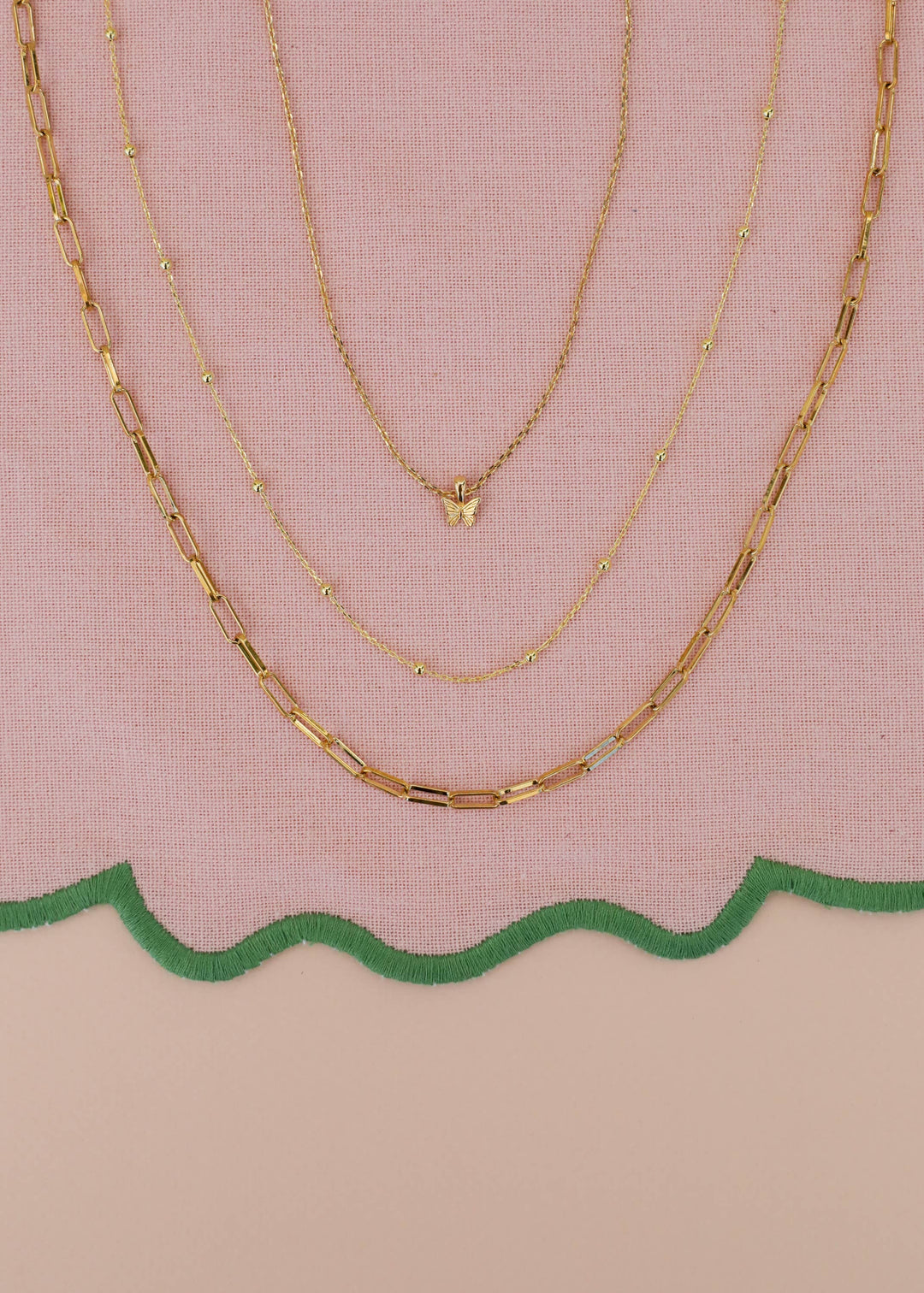 JaxKelly - Gold Ball Necklace - 18k Gold Plating