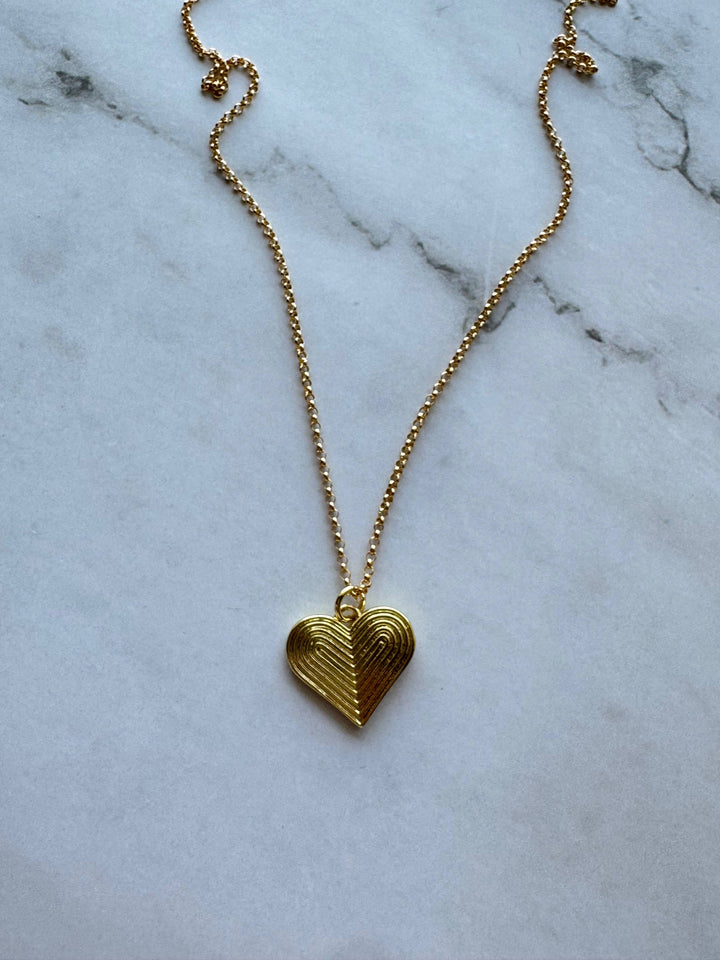 Jessica Matrasko Jewelry - Disco Heart Pendant Necklace