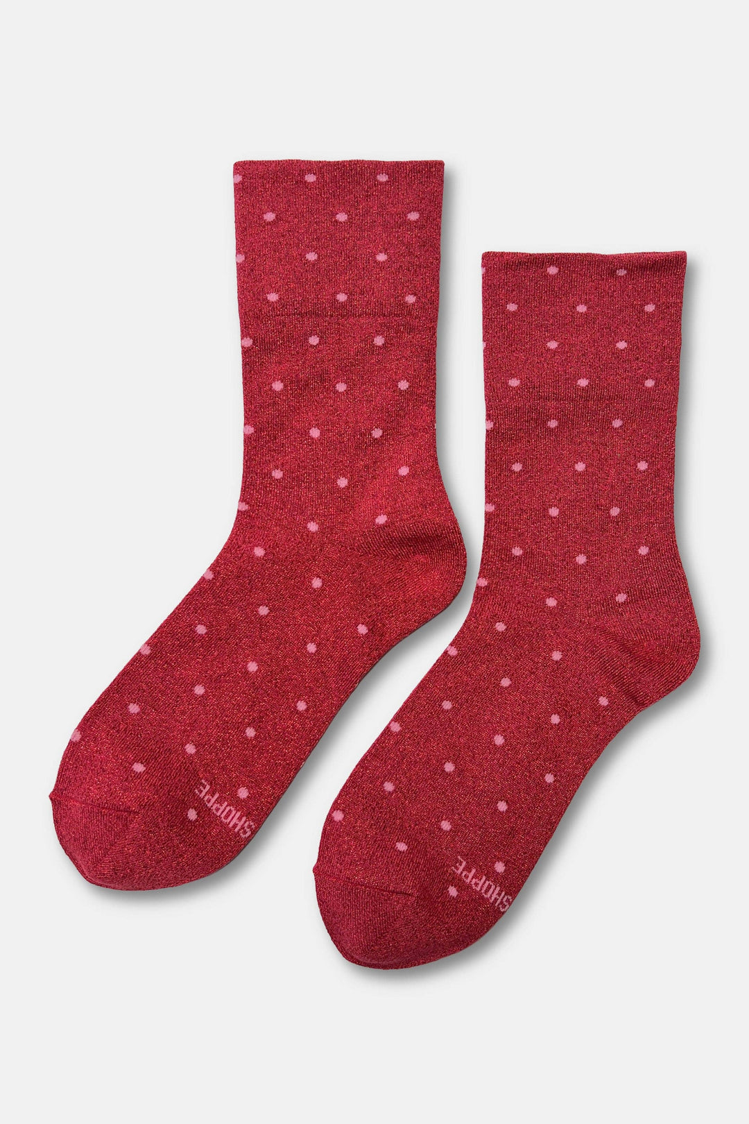 Le Bon Shoppe - Lurex Patterned Sneaker Socks