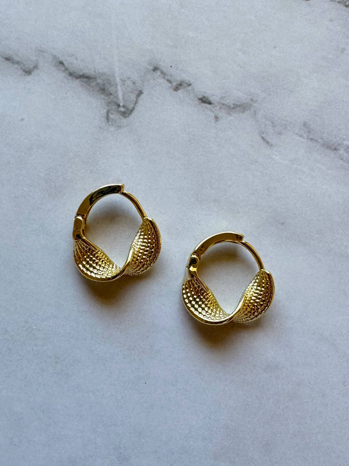 Jessica Matrasko Jewelry - Azalea Gold Filled Huggie Hoop Earrings