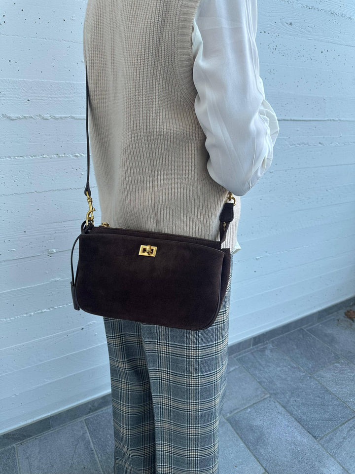 TEXAS pouch - SMALL suede