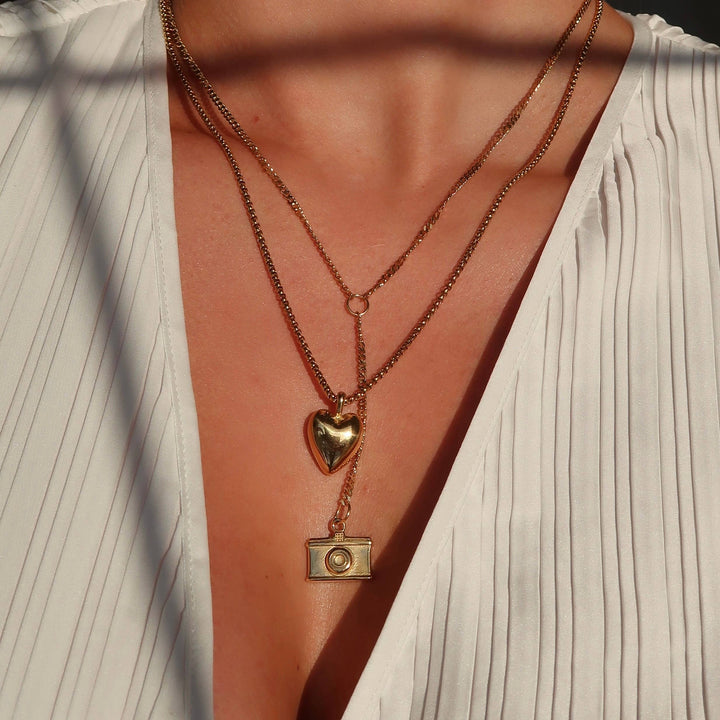 Namaste Jewelry - Mon Amour Necklace- Gold