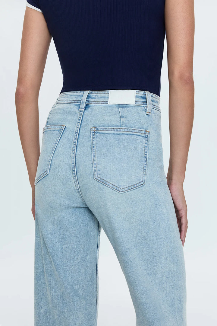 Pistola Penny Crop High Rise Wide Leg Jean Collective