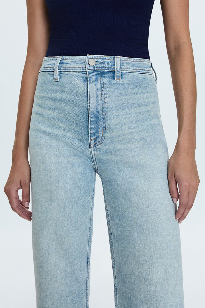 Pistola Penny Crop High Rise Wide Leg Jean Collective