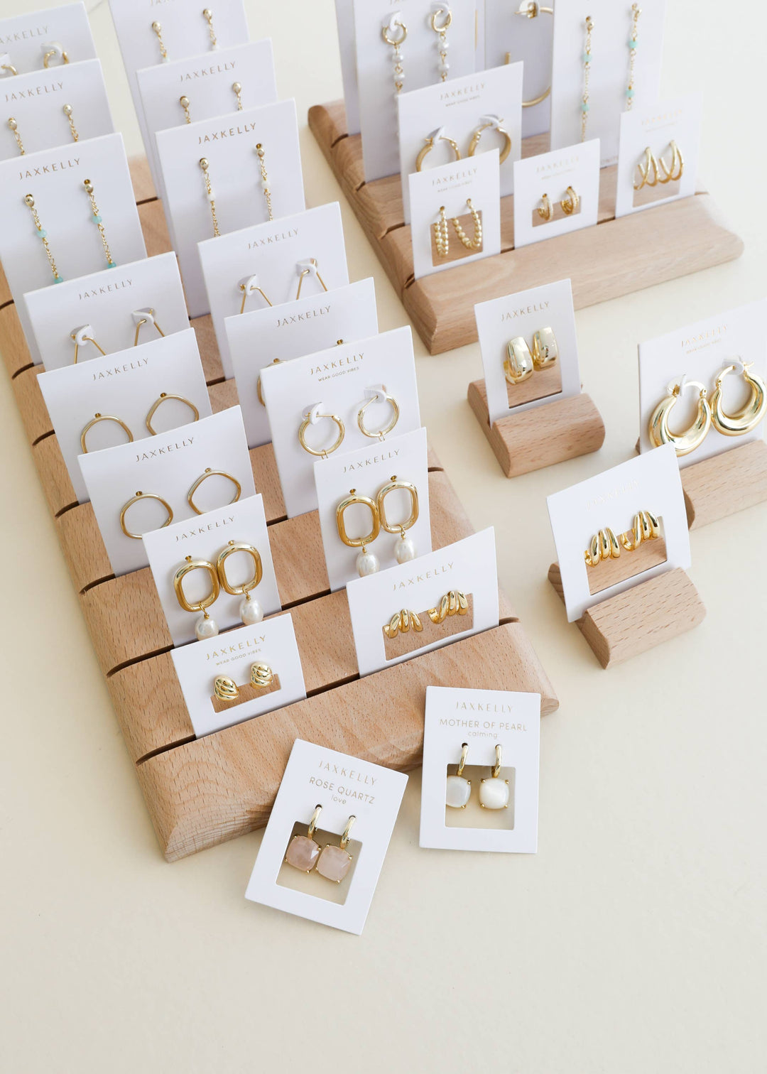 JaxKelly - Gold Organic Hoop