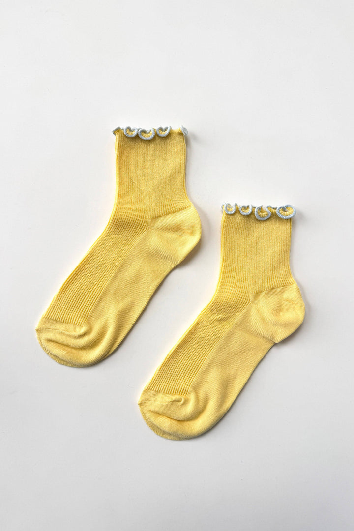 Le Bon Shoppe - The Petite Ruffled Modal Socks