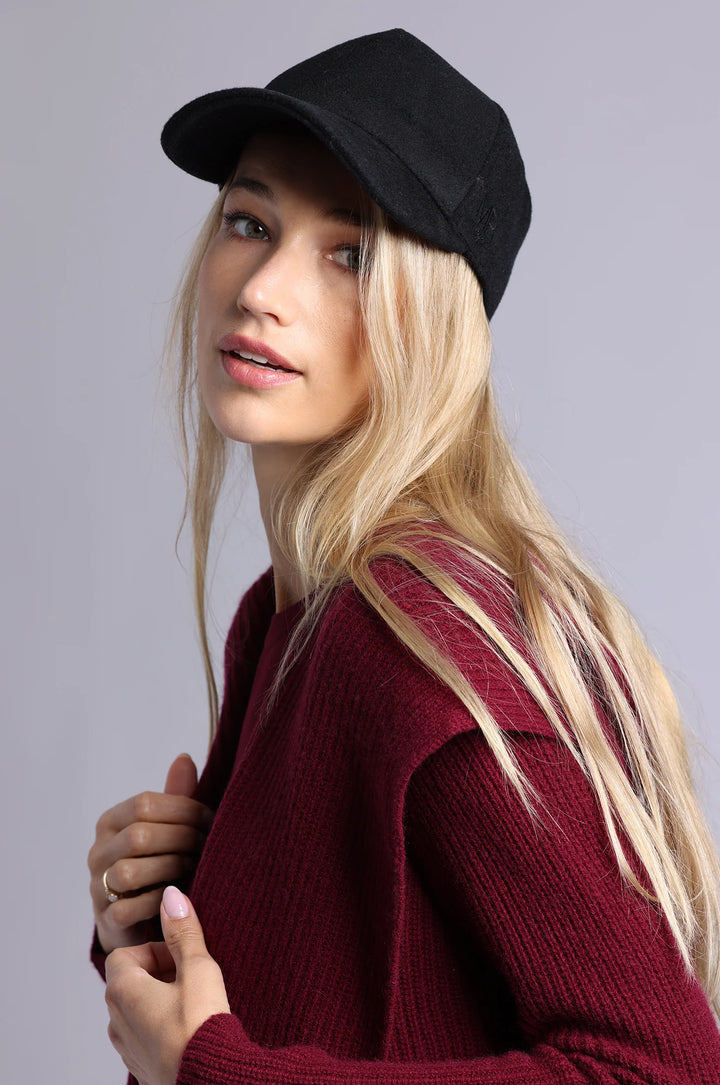 Minnie Rose Wool Baseball Hat