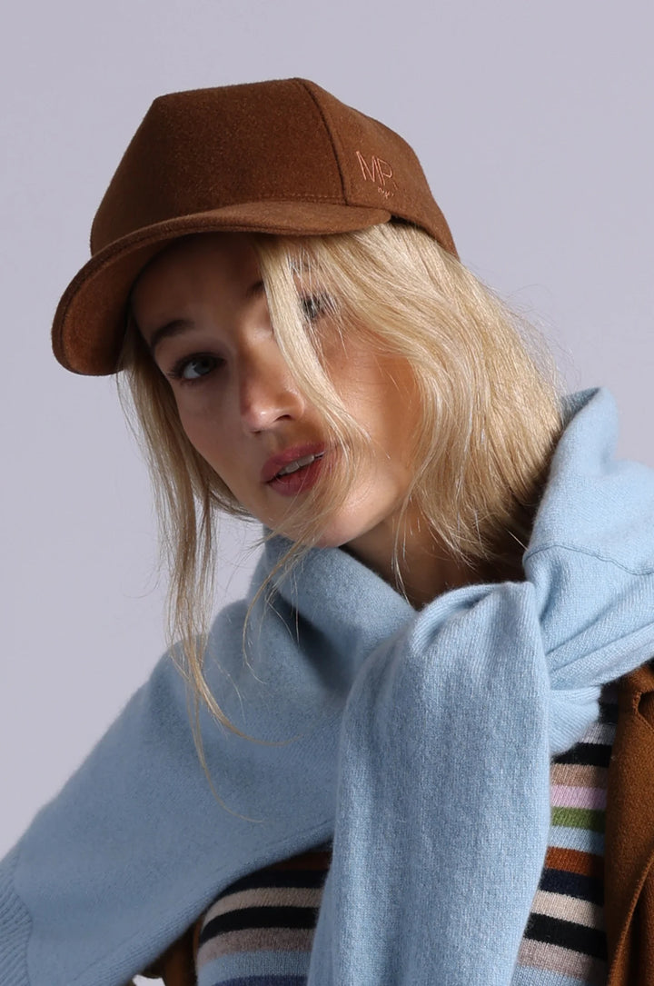 Minnie Rose Wool Baseball Hat