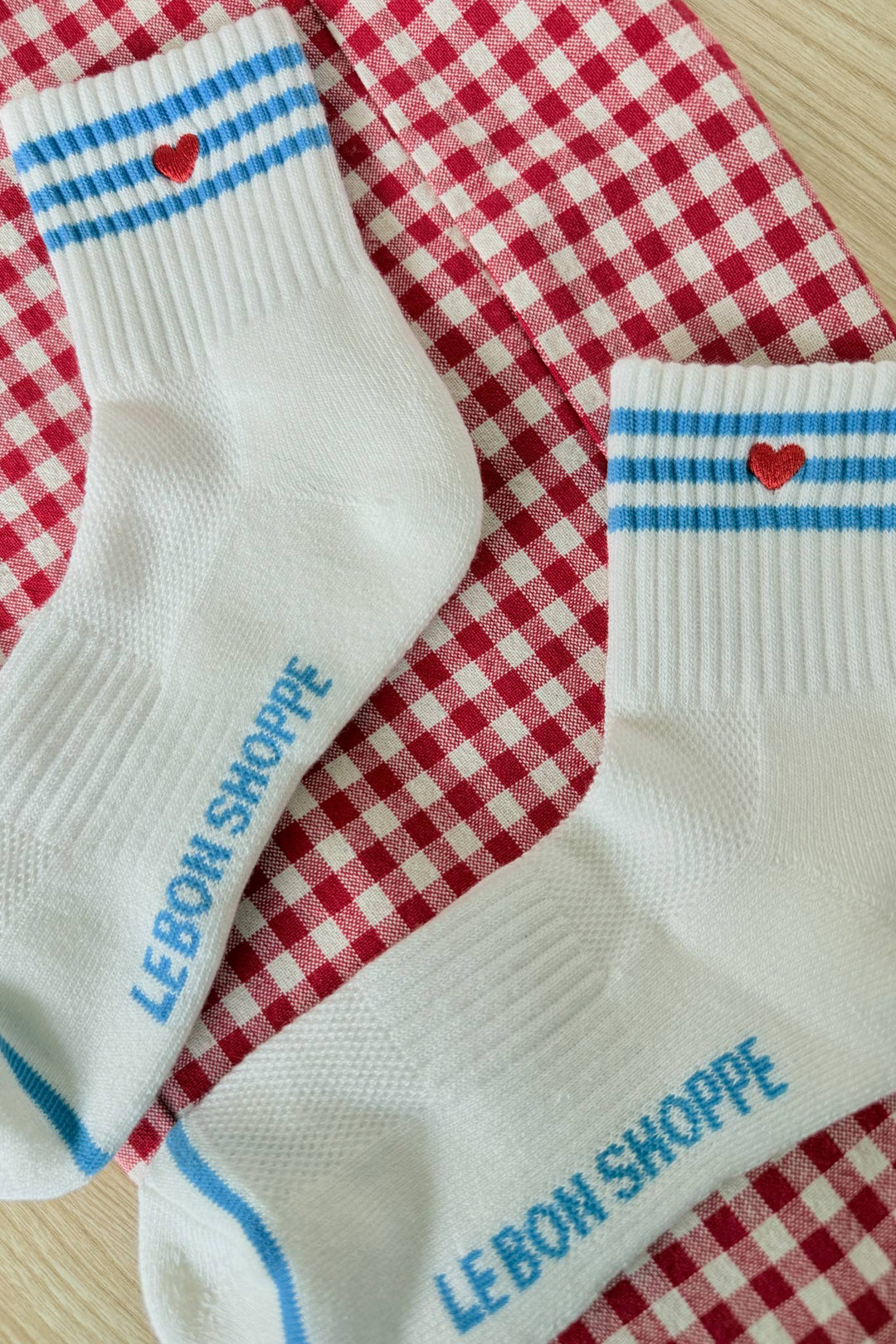 Le Bon Shoppe - Heart Embroidered Girlfriend socks