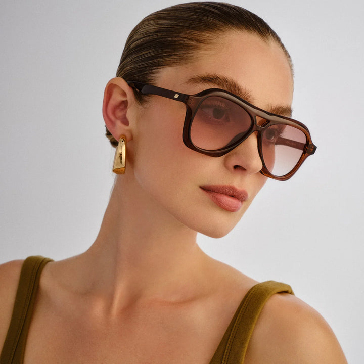 Le Specs Drizzle Sunglasses - Cocoa
