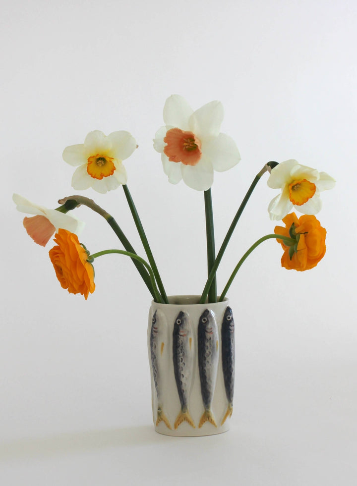 PetitFelts - Porcelain Sardine Vase