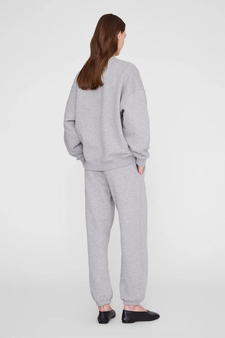 Anine Bing Miles Collegiate Sweatshirt-Grey