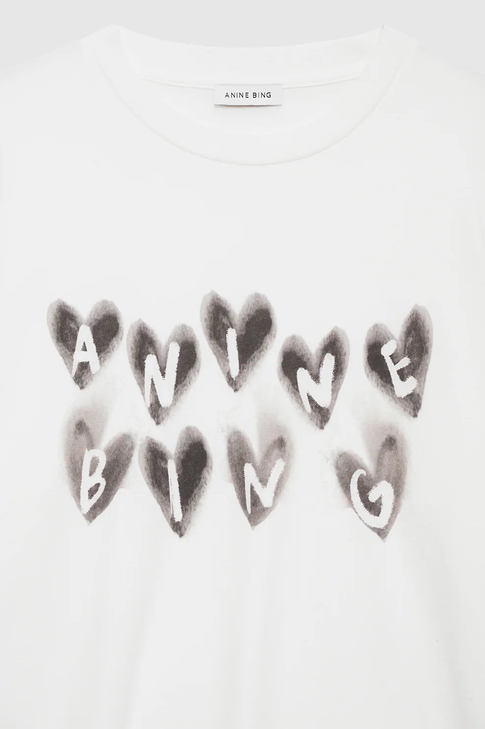 Anine Bing Caden Tee Hearts