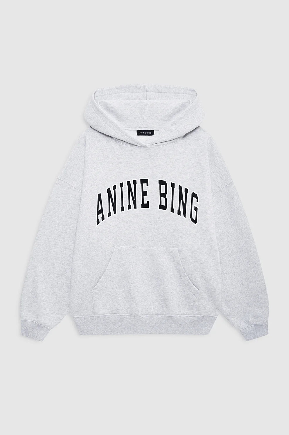 Anine Bing Harvey Sweatshirt Hoodie -Heather Grey