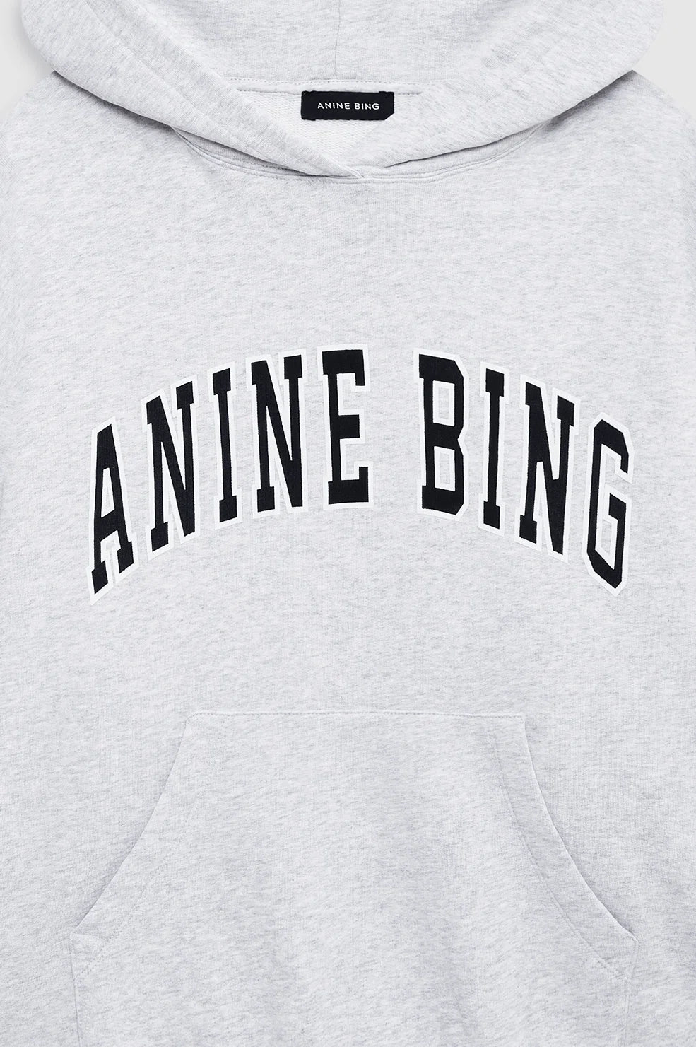 Anine Bing Harvey Sweatshirt Hoodie -Heather Grey