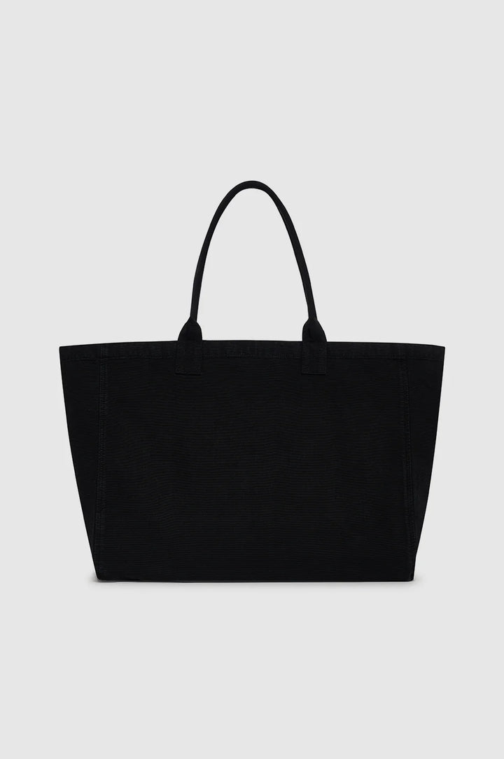 Anine Bing Leo Canvas Tote - Black