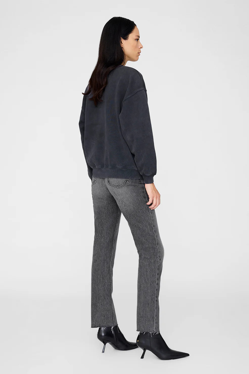 Anine Bing Spencer Sweatshirt Leopard