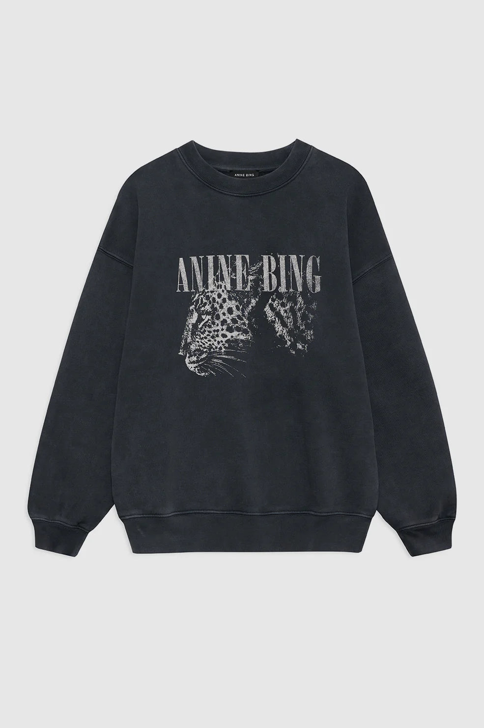 Anine Bing Spencer Sweatshirt Leopard