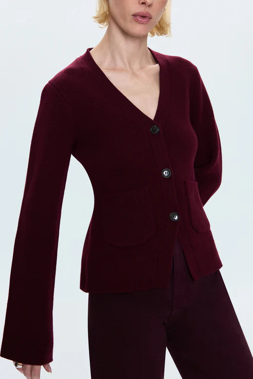 Pistola Aeron Cardigan - Claret