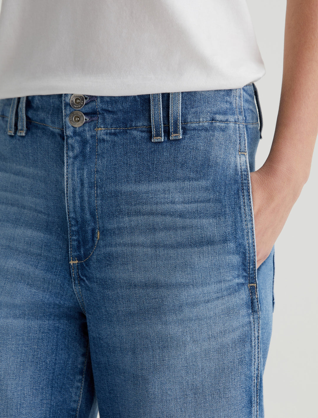 AG Natasha Mid Rise Crop Jeans