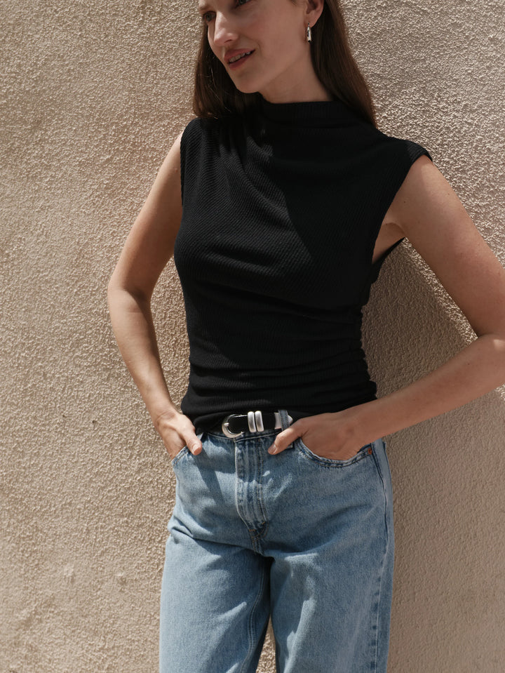 Nation Ariella Tank -Black