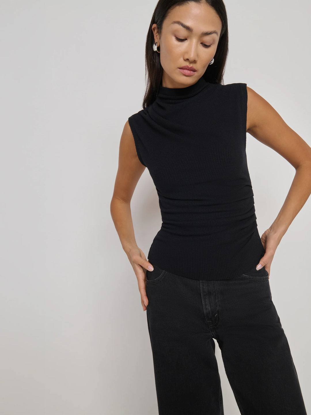 Nation Ariella Tank -Black