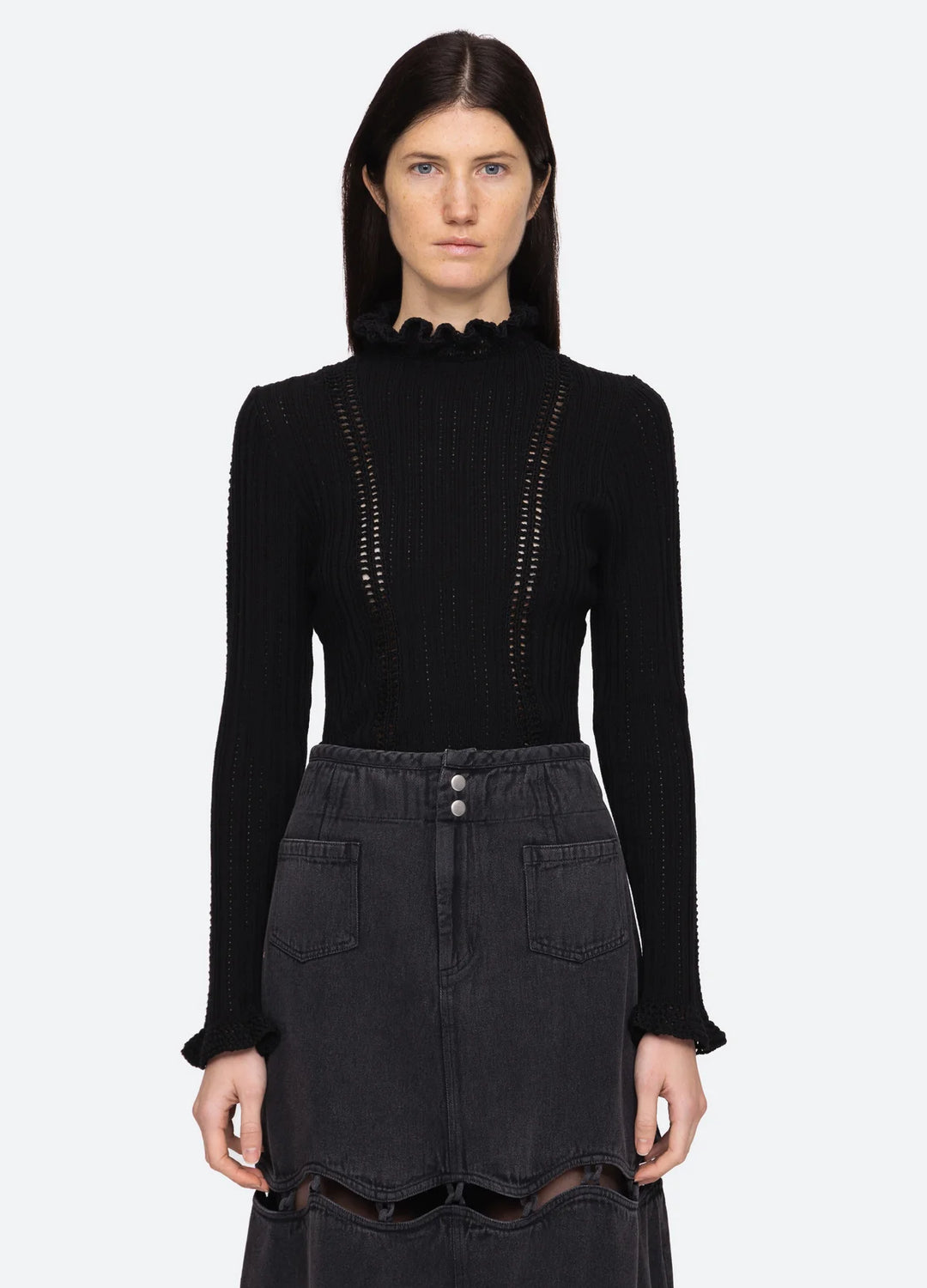 Sea NY Paco Riva Turtleneck Sweater Top – EQUATION Sea NY Paco Riva Turtleneck Sweater Top – EQUATION
