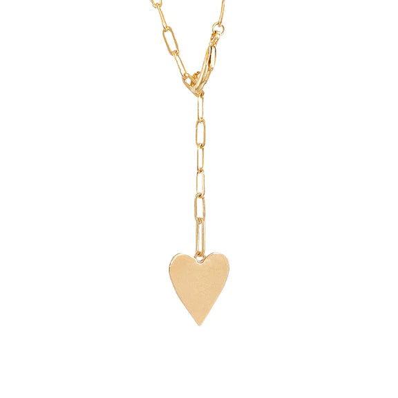 Thatch Amaya Heart Lariat Necklace
