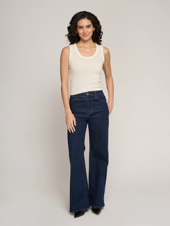 Autumn Cashmere Sheer Dot Tank