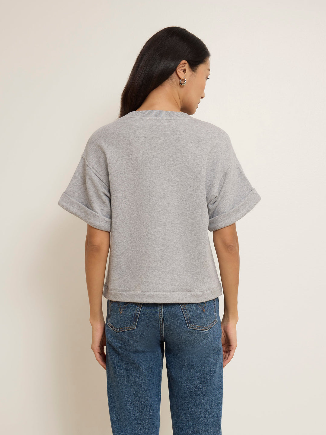 Nation Bane Sweatshirt Tee Heather Grey