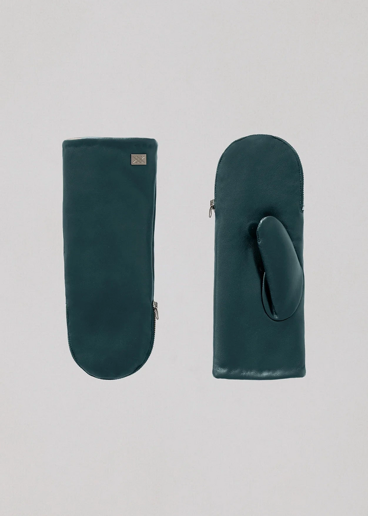 Soia & Kyo Betrice Faux Fur Lined Gloves Midnight Forest