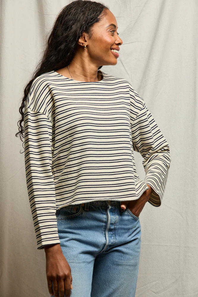 perfectwhitetee Briana Stripe Top