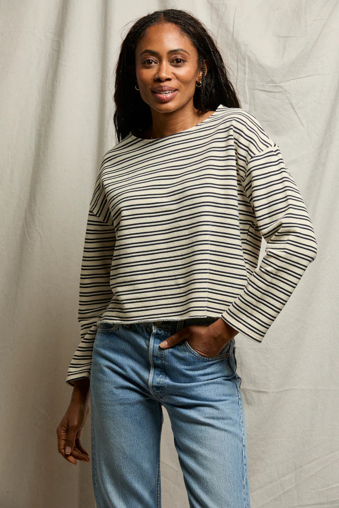 perfectwhitetee Briana Stripe Top
