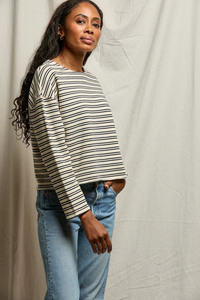 perfectwhitetee Briana Stripe Top