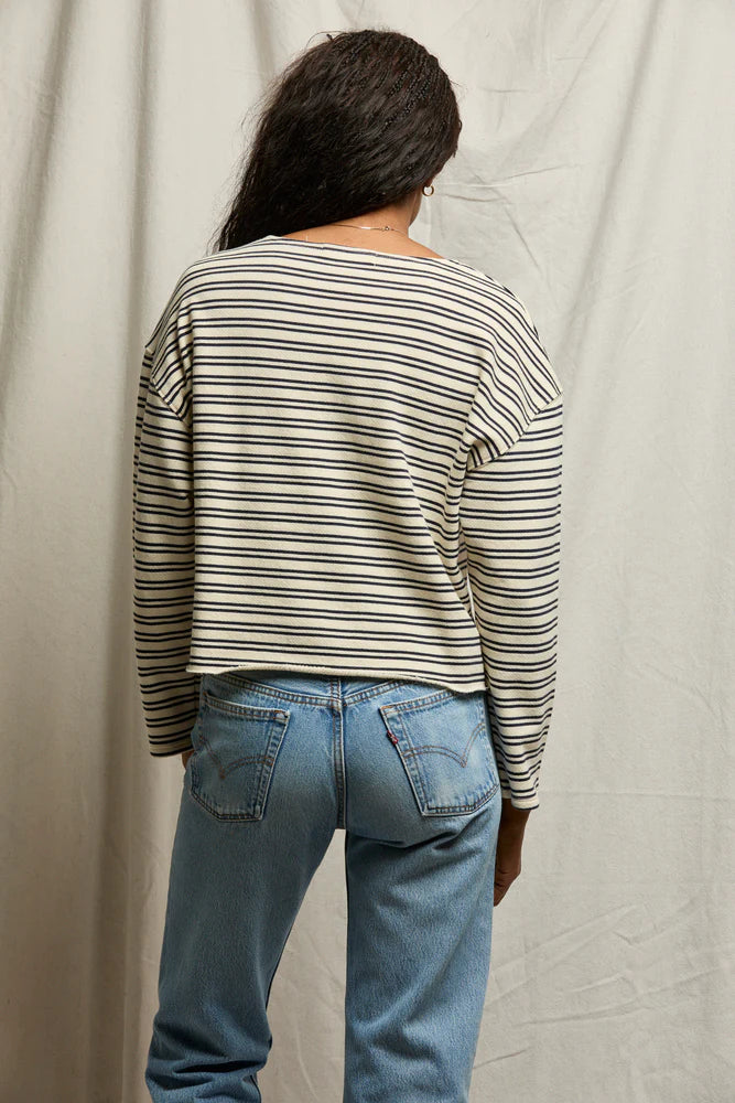 perfectwhitetee Briana Stripe Top