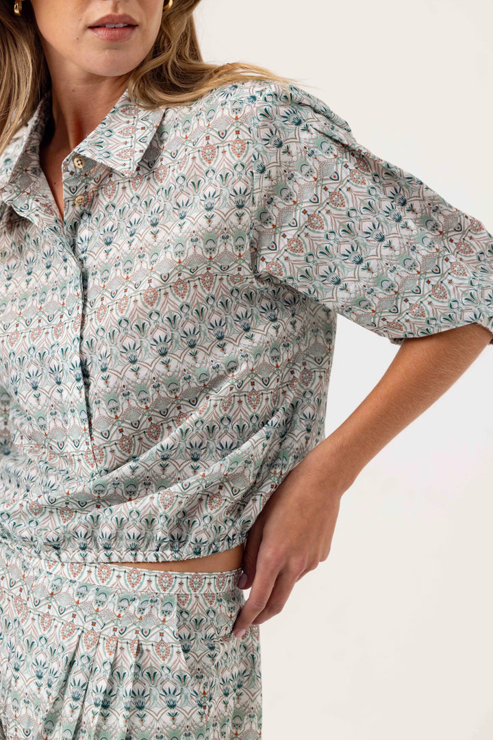 Sundays Brookyn Shirt Damask Willow