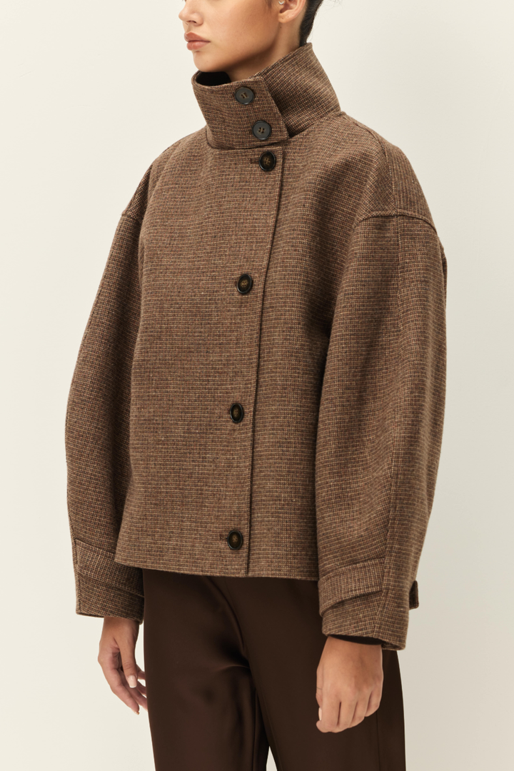 Elodie Walker High Neck Coat