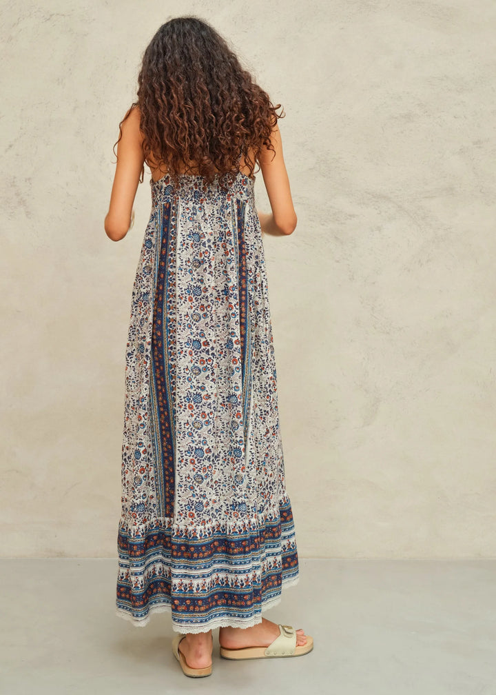 M.A.B.E Cass Print Maxi Dress